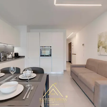 Avorio Wonderful And Modern Loft In -by Easylife Swiss Bellinzona